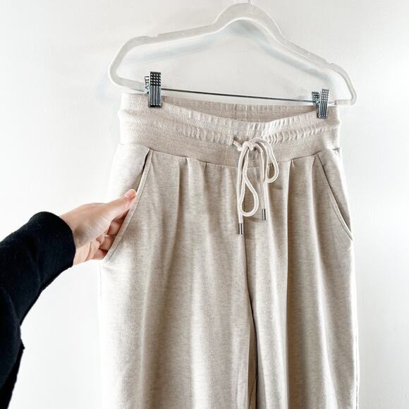 Alo Yoga High Rise Jogger Sweatpants Tan Beige Large - Picture 4 of 10